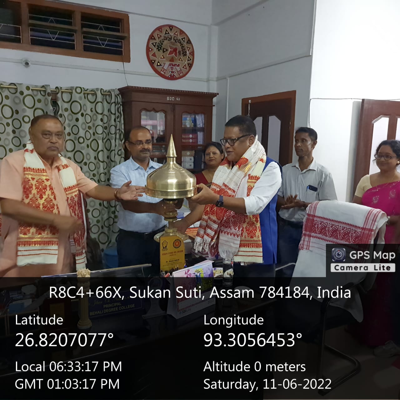 College visit by Education Minister